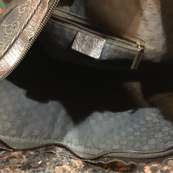 Gucci Monogrammed Canvas Customized Hobo Bag - Picture 10 of 13